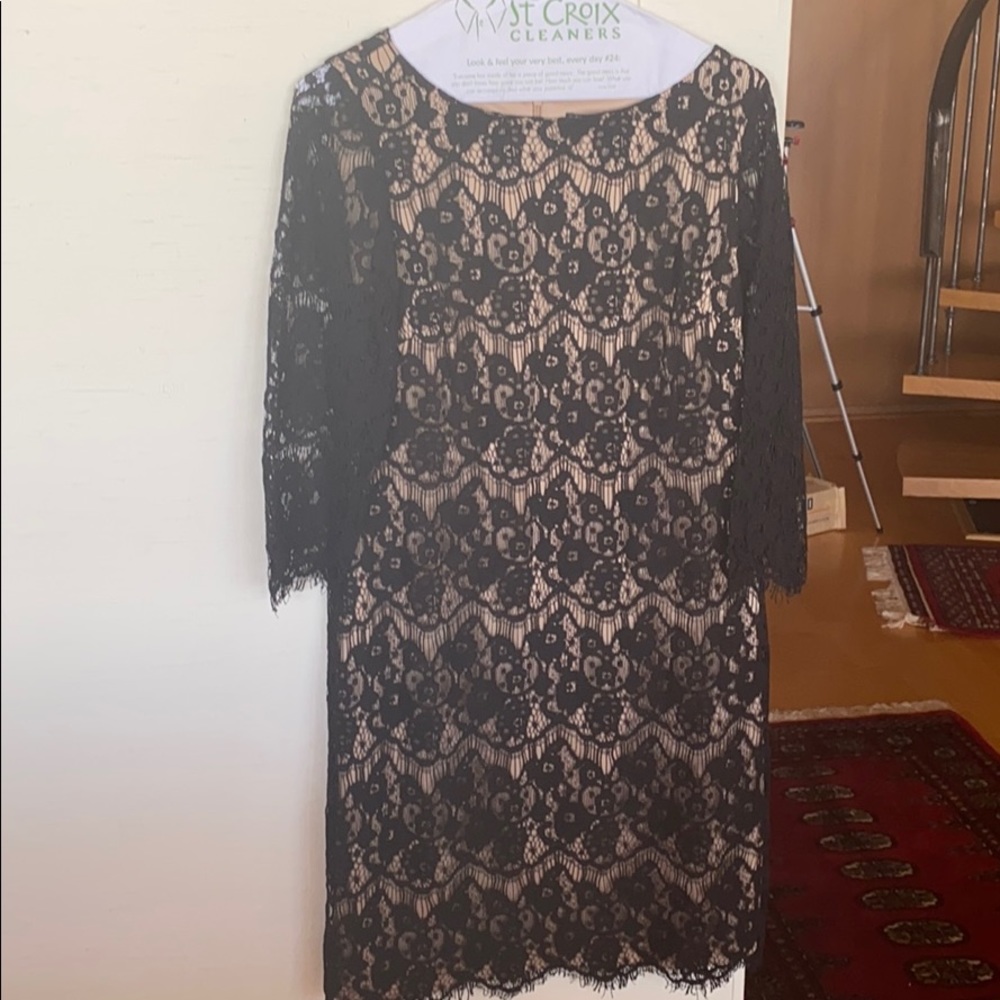 Dress,, lace with lining